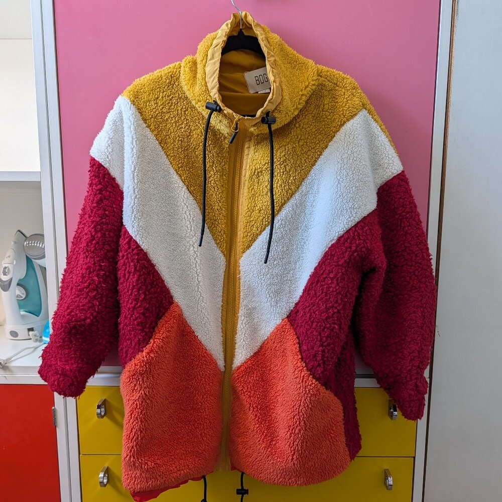 Urban Outfitters Colorblock Powder Parka